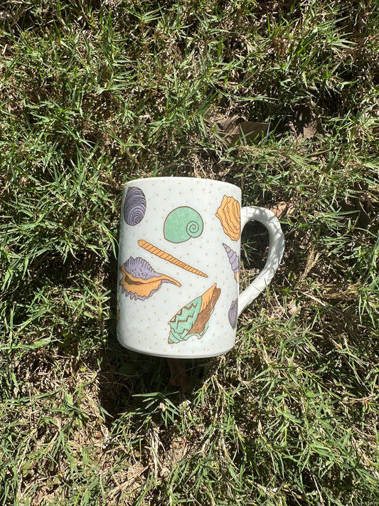 Seashell Mermaid Coffee Mug