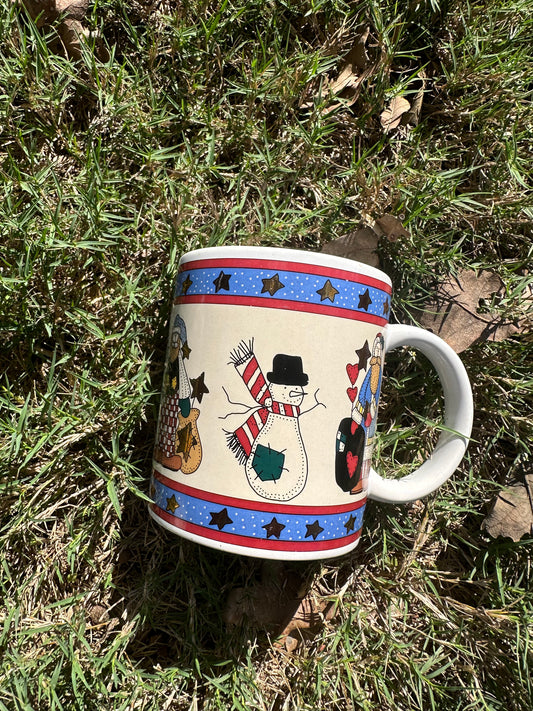 Vintage Christmas Christian Believe Coffee Mug