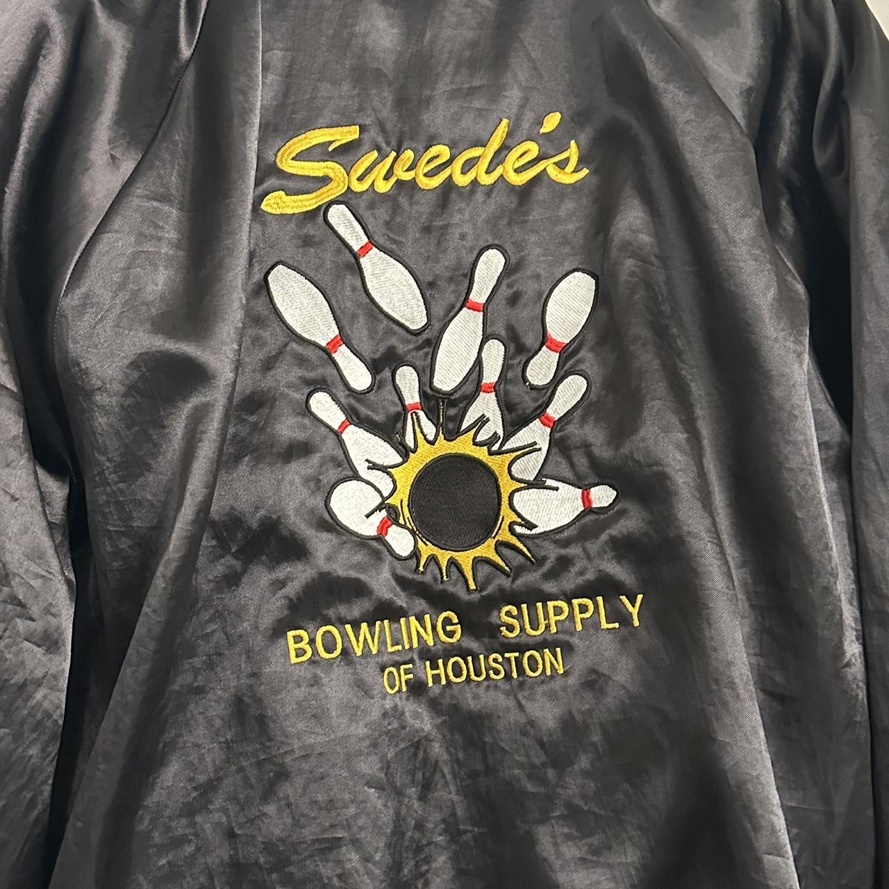 Swede’s Bowling Supply of Houston Nylon Bomber Windbreaker Jacket