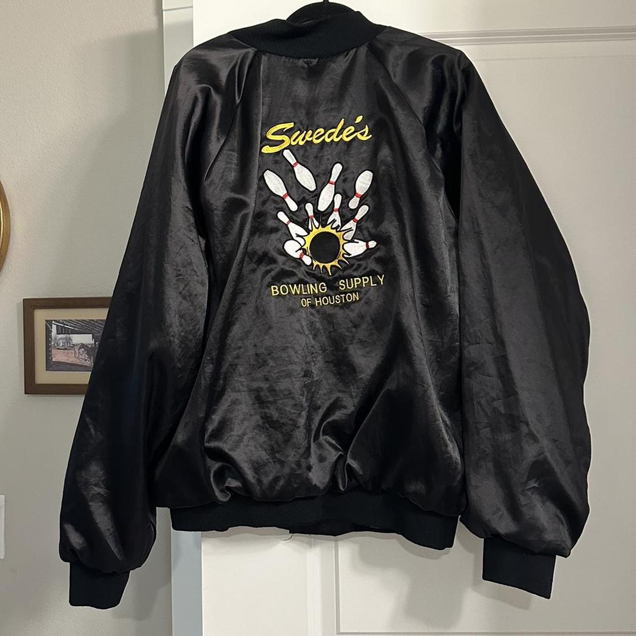 Swede’s Bowling Supply of Houston Nylon Bomber Windbreaker Jacket